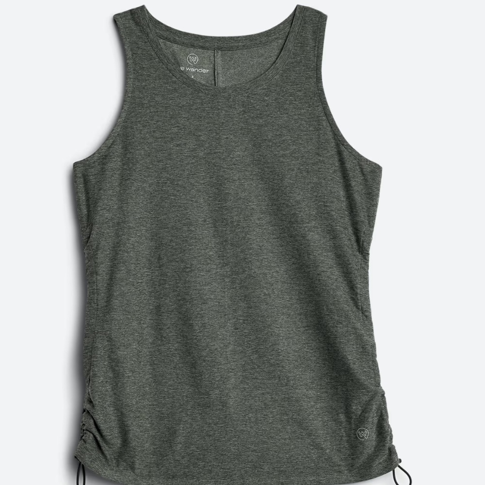 We Wander WeFlex side cinched performance tank top